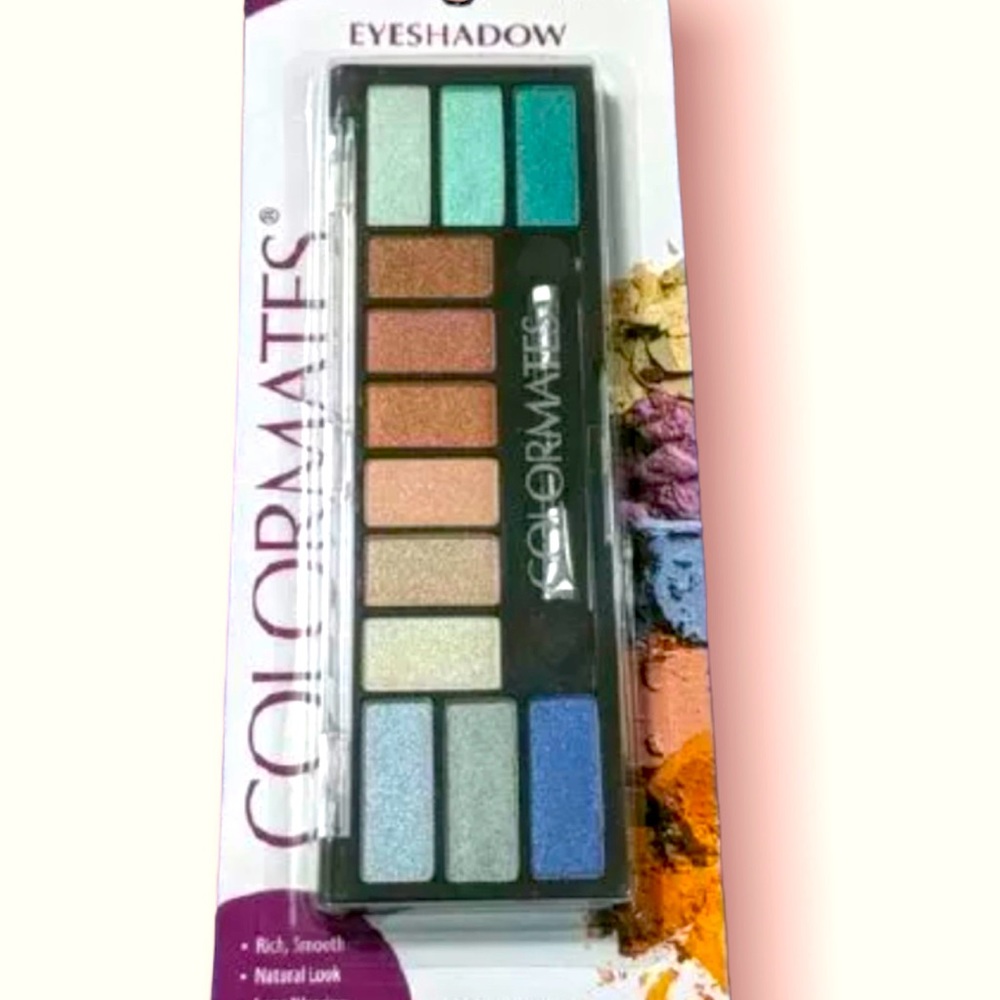 Colormates 12 Color Eyeshadow Palette 8112 *TROPICAL FUSION* Frosty Shimmer